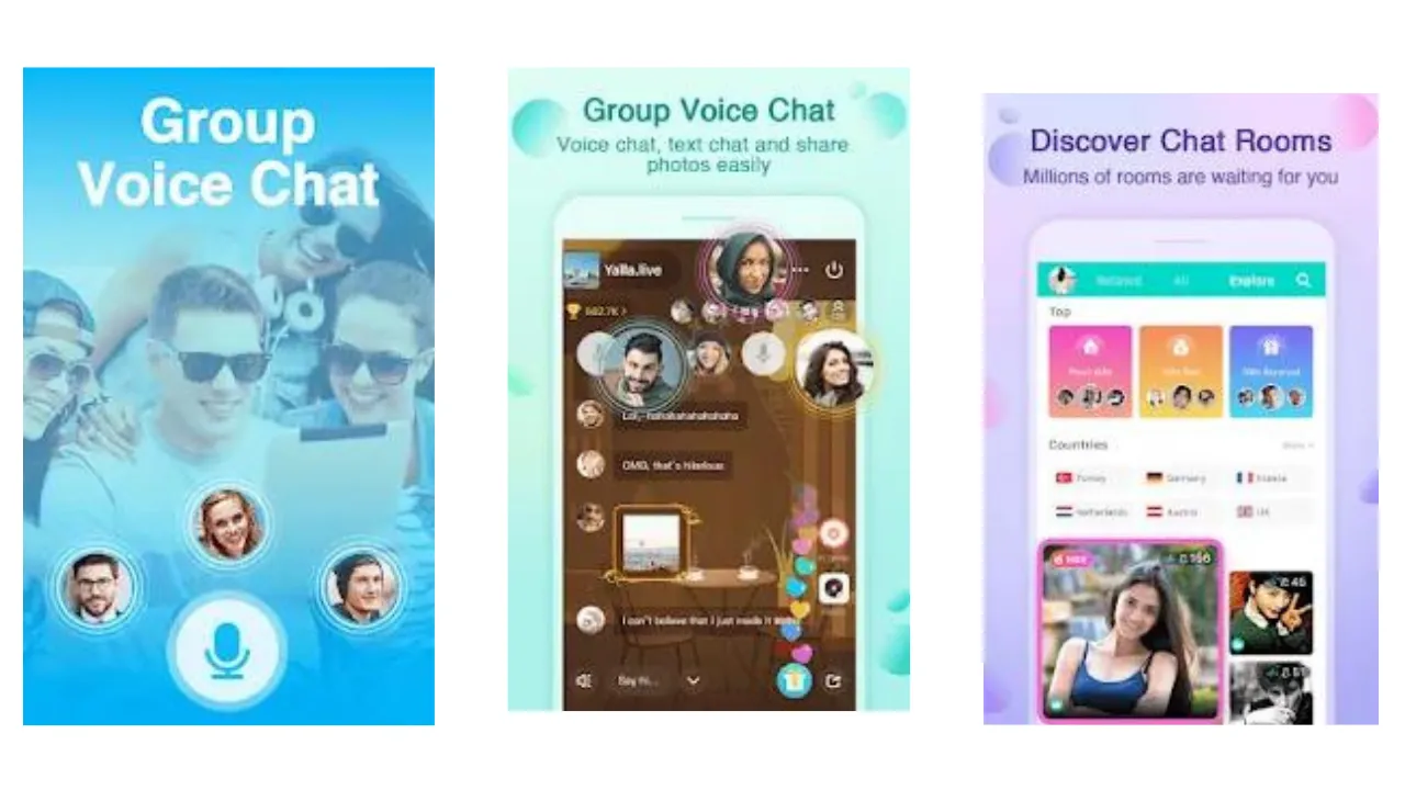 Yalla - Group Voice Chat Rooms, Live Video Call With Unknown Friends ...