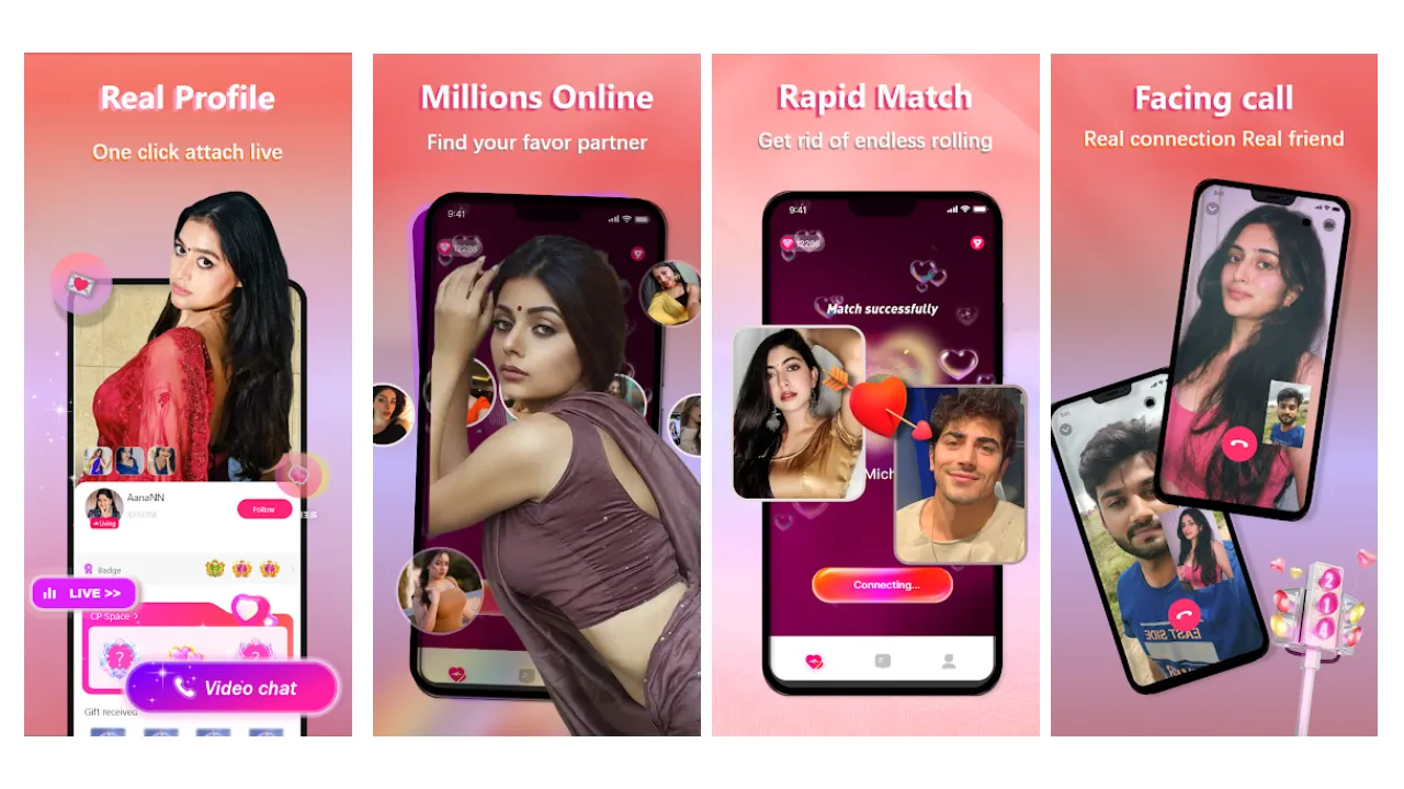Olamet Lite – Live Video Chat Connect With New People Online